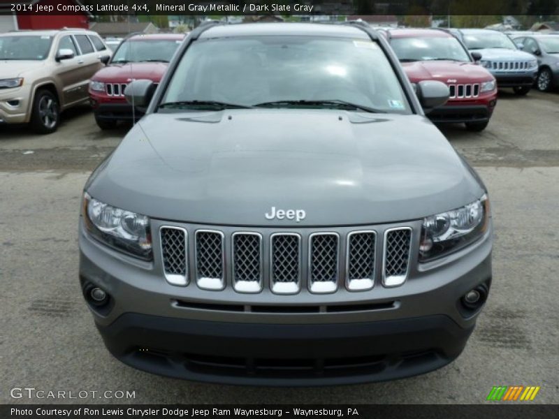 Mineral Gray Metallic / Dark Slate Gray 2014 Jeep Compass Latitude 4x4