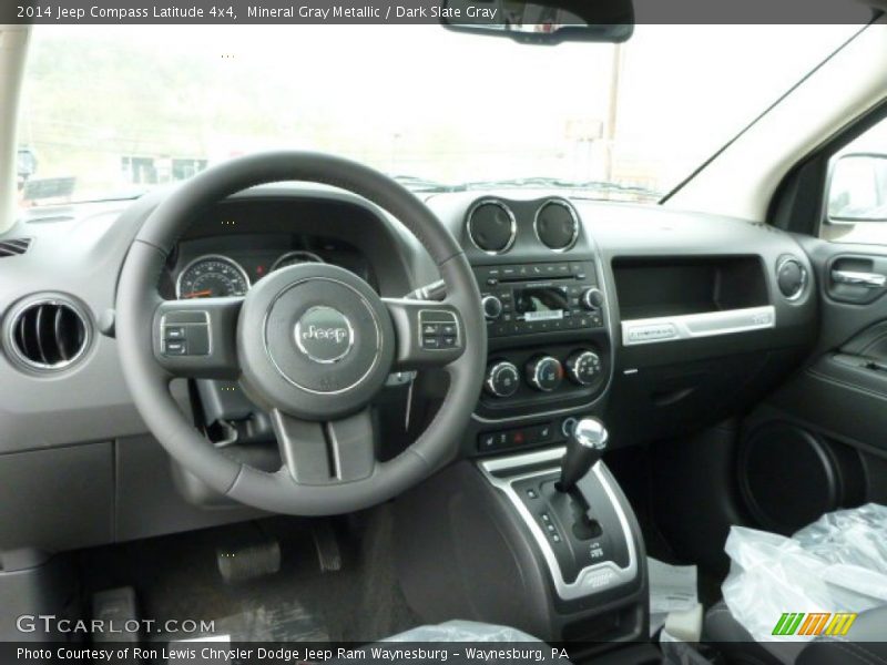 Mineral Gray Metallic / Dark Slate Gray 2014 Jeep Compass Latitude 4x4