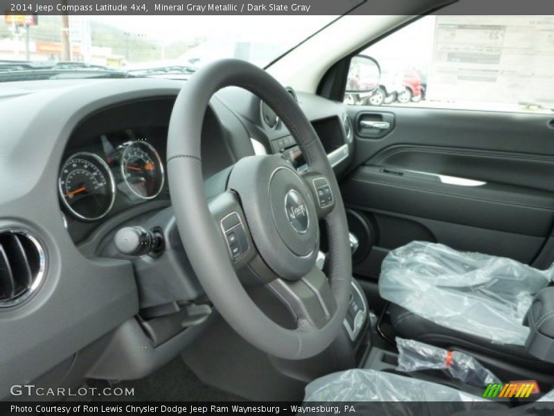 Mineral Gray Metallic / Dark Slate Gray 2014 Jeep Compass Latitude 4x4