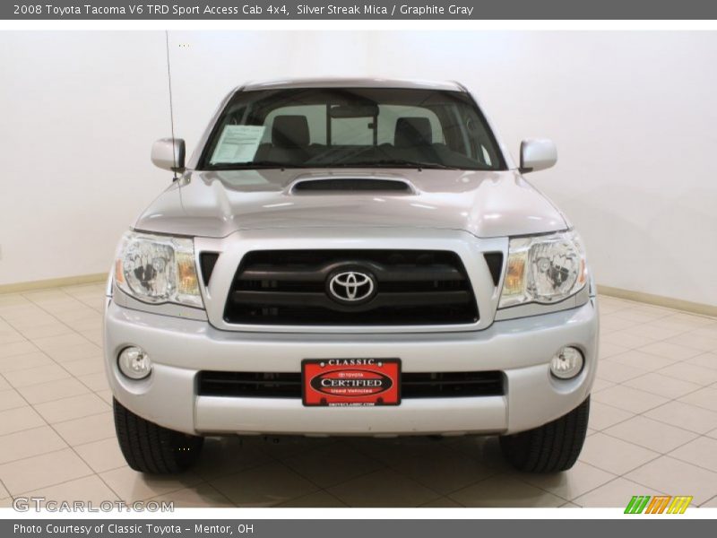 Silver Streak Mica / Graphite Gray 2008 Toyota Tacoma V6 TRD Sport Access Cab 4x4