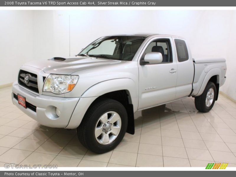 Silver Streak Mica / Graphite Gray 2008 Toyota Tacoma V6 TRD Sport Access Cab 4x4