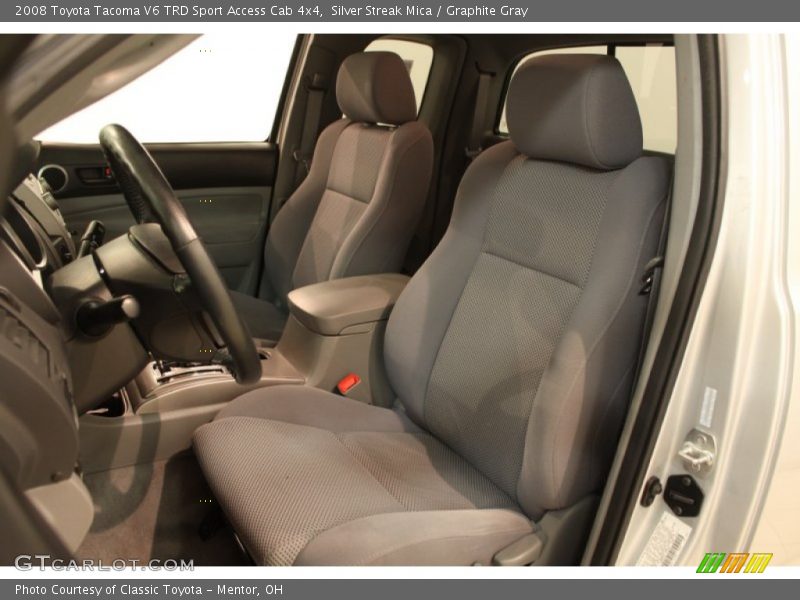 Silver Streak Mica / Graphite Gray 2008 Toyota Tacoma V6 TRD Sport Access Cab 4x4