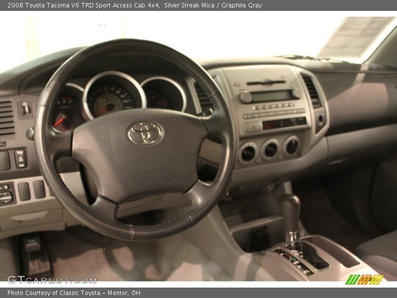Silver Streak Mica / Graphite Gray 2008 Toyota Tacoma V6 TRD Sport Access Cab 4x4