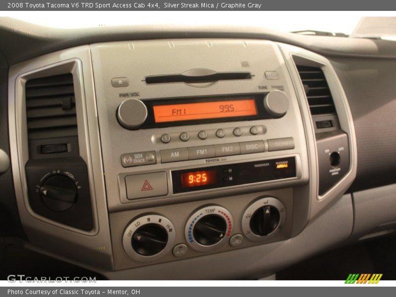 Silver Streak Mica / Graphite Gray 2008 Toyota Tacoma V6 TRD Sport Access Cab 4x4
