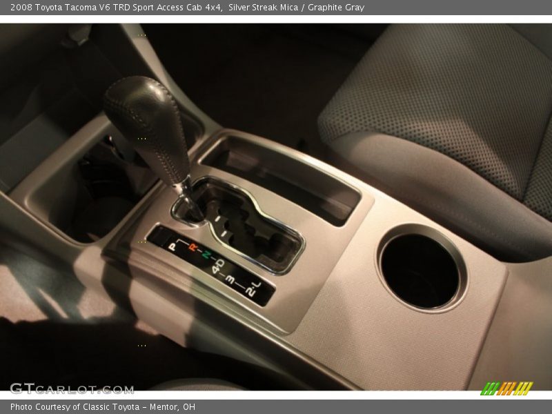 Silver Streak Mica / Graphite Gray 2008 Toyota Tacoma V6 TRD Sport Access Cab 4x4