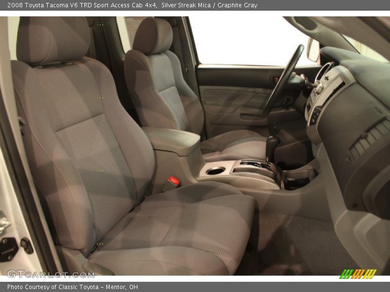 Silver Streak Mica / Graphite Gray 2008 Toyota Tacoma V6 TRD Sport Access Cab 4x4