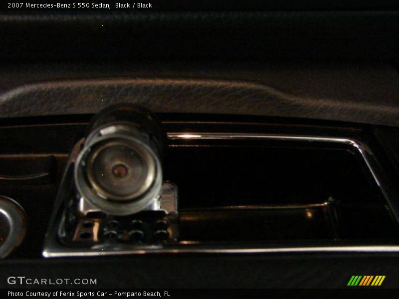 Black / Black 2007 Mercedes-Benz S 550 Sedan
