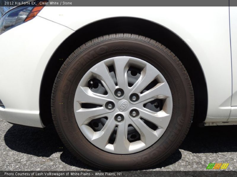 Clear White / Stone 2012 Kia Forte EX
