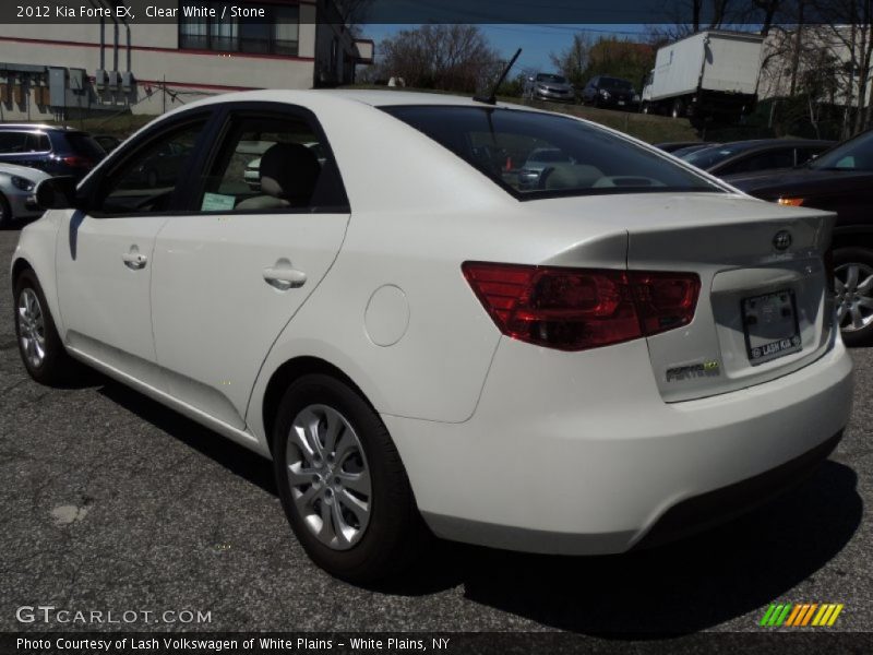 Clear White / Stone 2012 Kia Forte EX