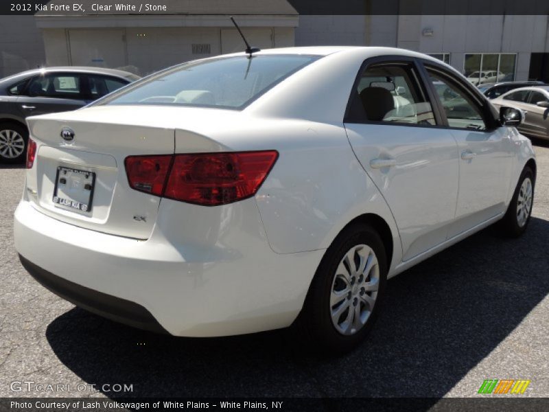 Clear White / Stone 2012 Kia Forte EX