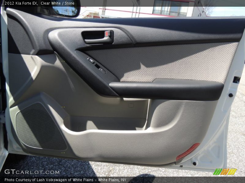 Clear White / Stone 2012 Kia Forte EX