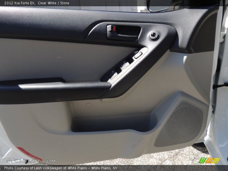 Clear White / Stone 2012 Kia Forte EX