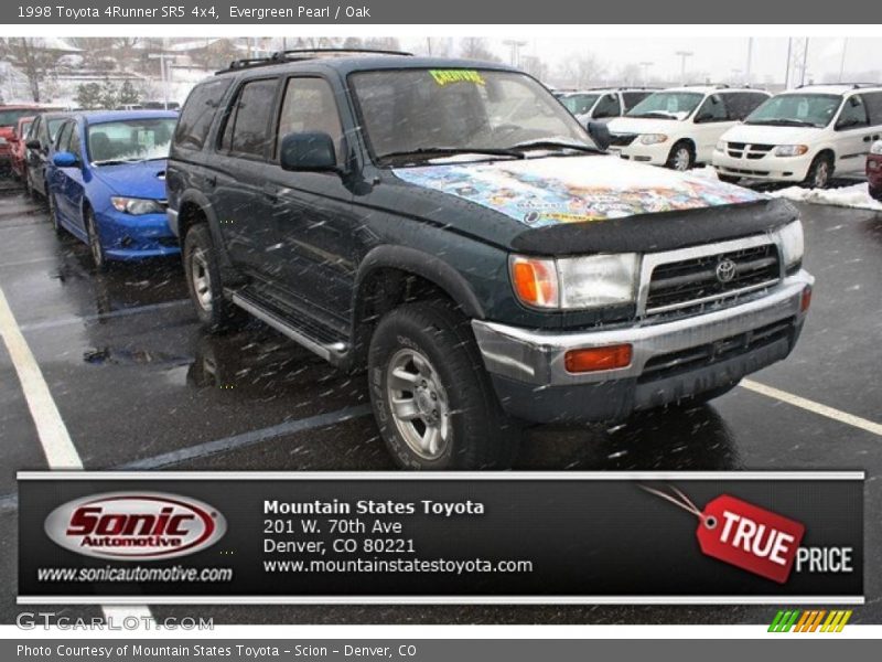 Evergreen Pearl / Oak 1998 Toyota 4Runner SR5 4x4