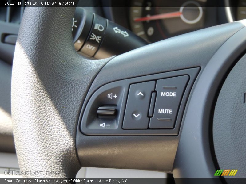 Clear White / Stone 2012 Kia Forte EX