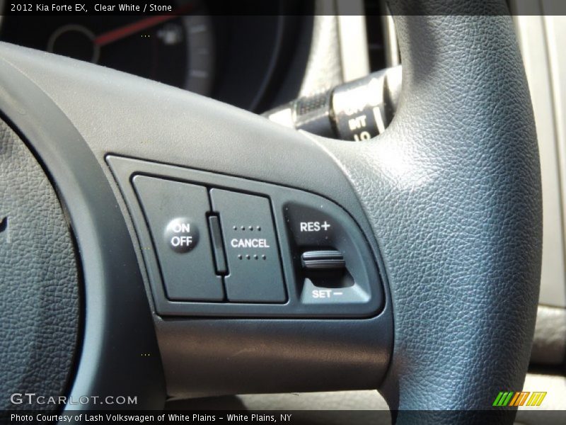 Clear White / Stone 2012 Kia Forte EX