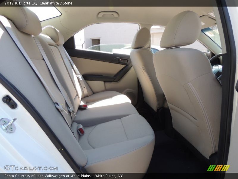 Clear White / Stone 2012 Kia Forte EX