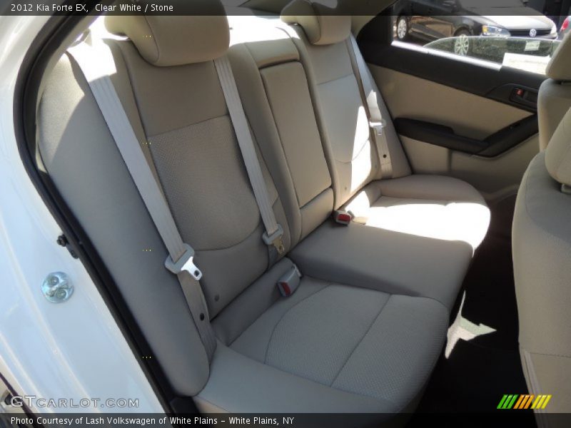 Clear White / Stone 2012 Kia Forte EX