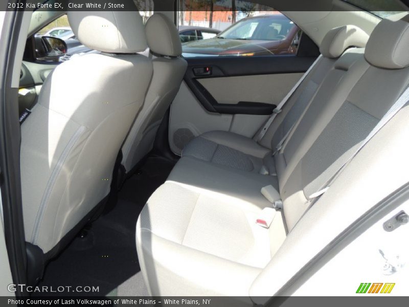 Clear White / Stone 2012 Kia Forte EX