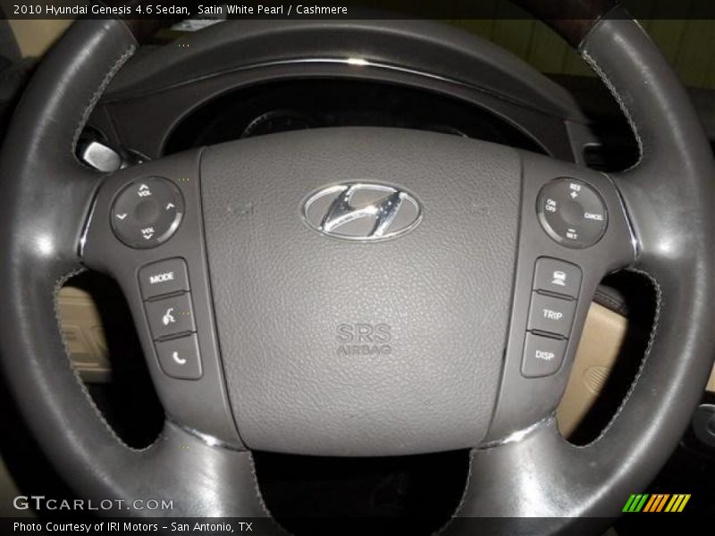 Satin White Pearl / Cashmere 2010 Hyundai Genesis 4.6 Sedan