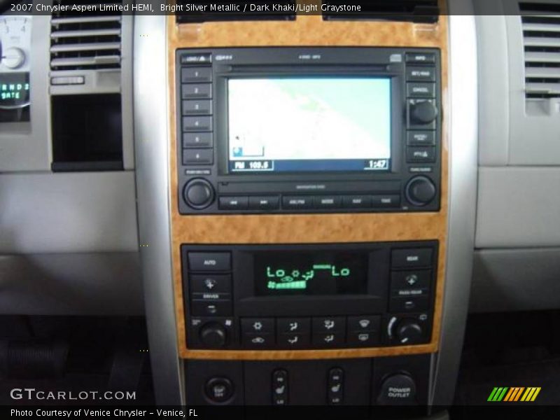 Bright Silver Metallic / Dark Khaki/Light Graystone 2007 Chrysler Aspen Limited HEMI