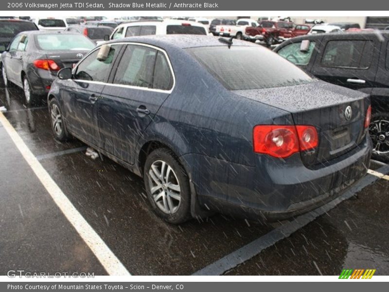Shadow Blue Metallic / Anthracite Black 2006 Volkswagen Jetta TDI Sedan