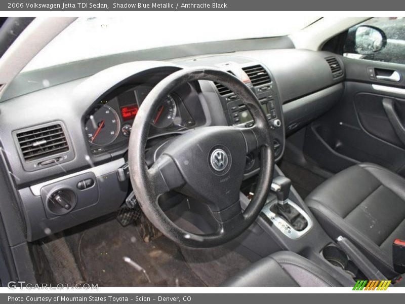 Shadow Blue Metallic / Anthracite Black 2006 Volkswagen Jetta TDI Sedan