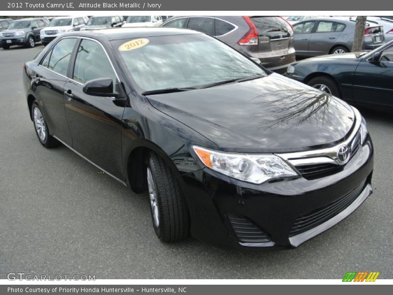 Attitude Black Metallic / Ivory 2012 Toyota Camry LE