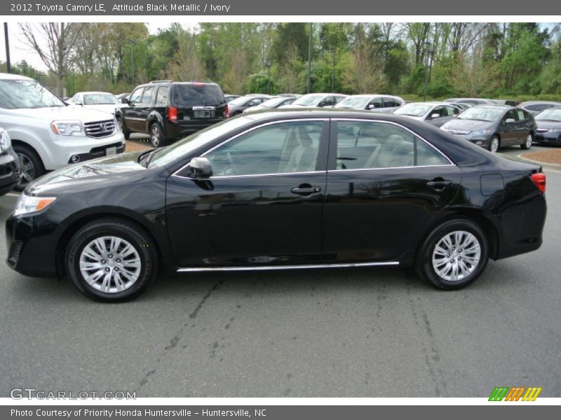 Attitude Black Metallic / Ivory 2012 Toyota Camry LE