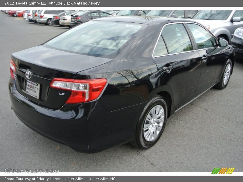 Attitude Black Metallic / Ivory 2012 Toyota Camry LE