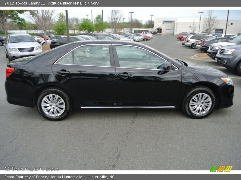 Attitude Black Metallic / Ivory 2012 Toyota Camry LE