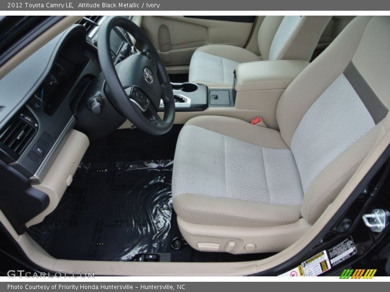 Attitude Black Metallic / Ivory 2012 Toyota Camry LE