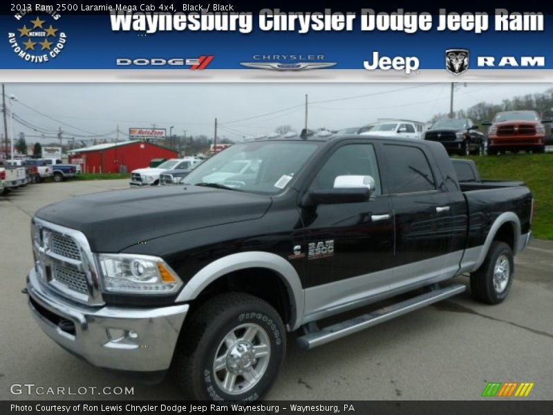 Black / Black 2013 Ram 2500 Laramie Mega Cab 4x4