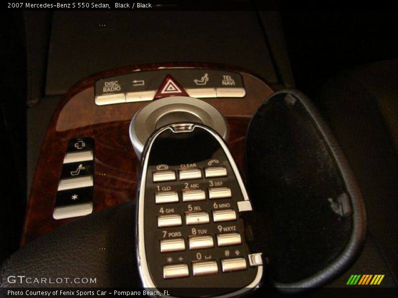 Black / Black 2007 Mercedes-Benz S 550 Sedan