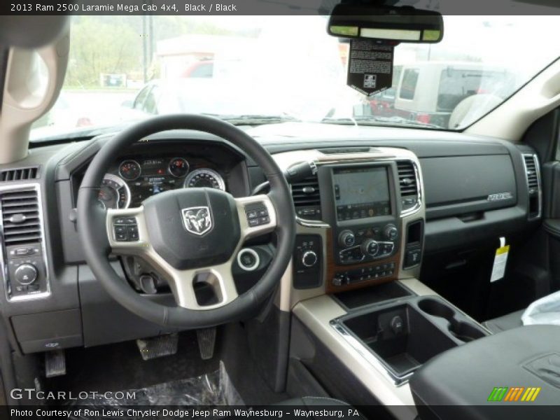 Dashboard of 2013 2500 Laramie Mega Cab 4x4