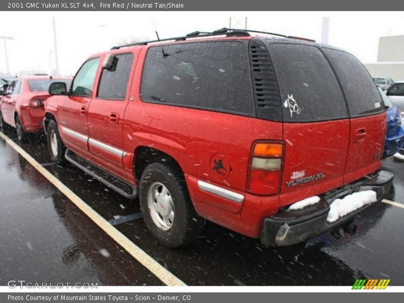 Fire Red / Neutral Tan/Shale 2001 GMC Yukon XL SLT 4x4