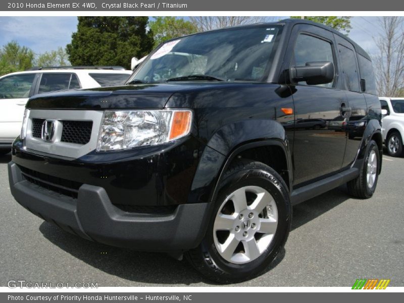 Crystal Black Pearl / Titanium 2010 Honda Element EX 4WD
