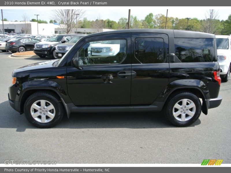 Crystal Black Pearl / Titanium 2010 Honda Element EX 4WD