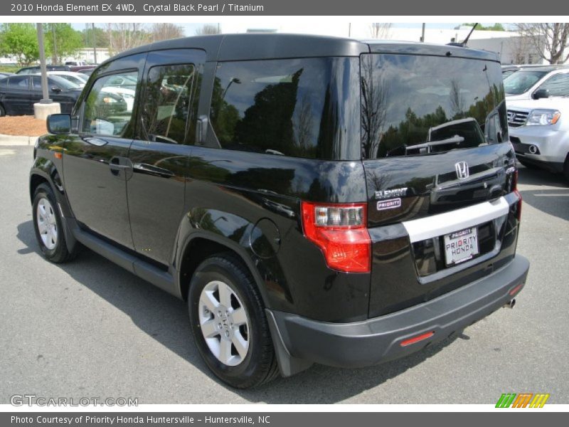 Crystal Black Pearl / Titanium 2010 Honda Element EX 4WD