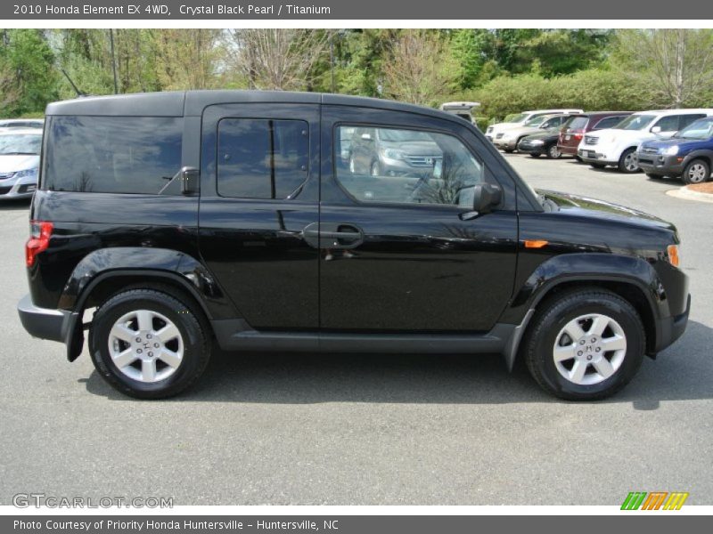 Crystal Black Pearl / Titanium 2010 Honda Element EX 4WD