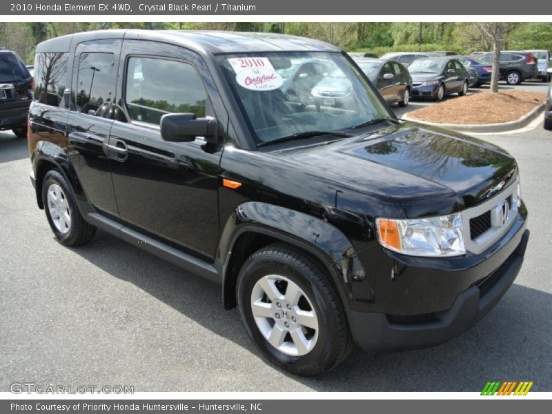 Crystal Black Pearl / Titanium 2010 Honda Element EX 4WD