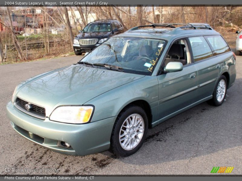 Seamist Green Pearl / Gray 2004 Subaru Legacy L Wagon