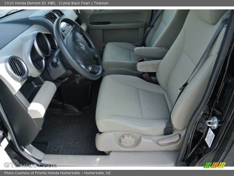 Crystal Black Pearl / Titanium 2010 Honda Element EX 4WD