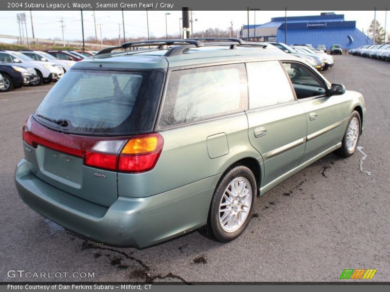 Seamist Green Pearl / Gray 2004 Subaru Legacy L Wagon