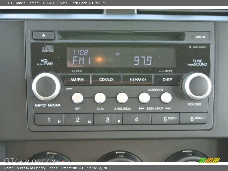 Crystal Black Pearl / Titanium 2010 Honda Element EX 4WD