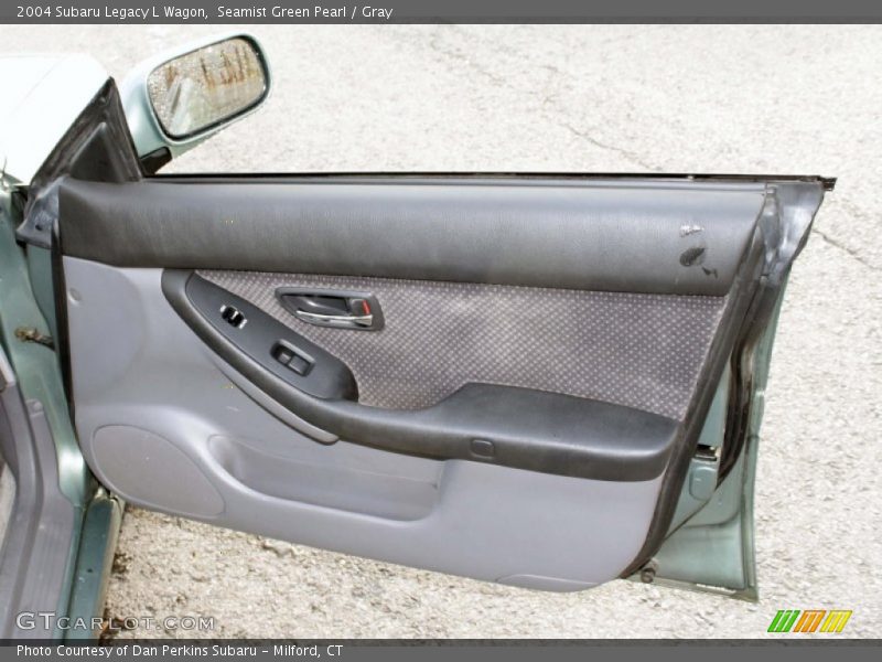 Seamist Green Pearl / Gray 2004 Subaru Legacy L Wagon