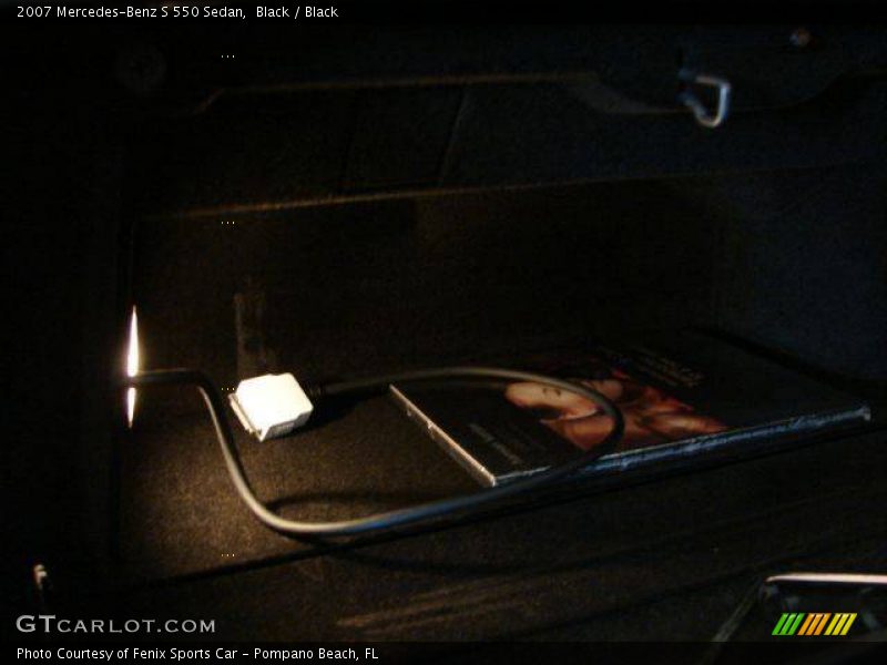 Black / Black 2007 Mercedes-Benz S 550 Sedan