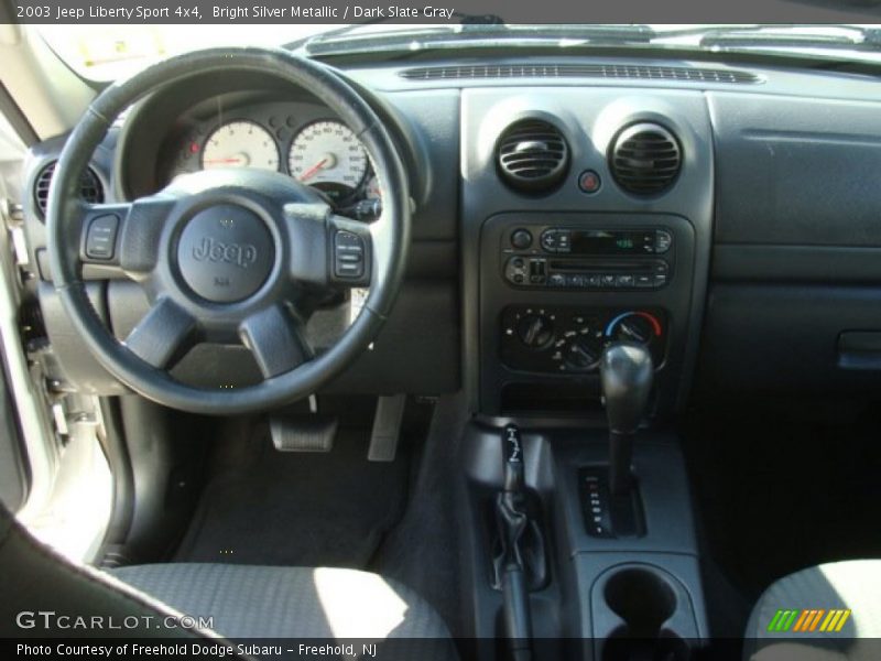 Bright Silver Metallic / Dark Slate Gray 2003 Jeep Liberty Sport 4x4