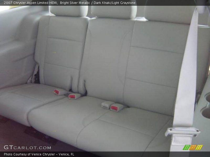 Bright Silver Metallic / Dark Khaki/Light Graystone 2007 Chrysler Aspen Limited HEMI