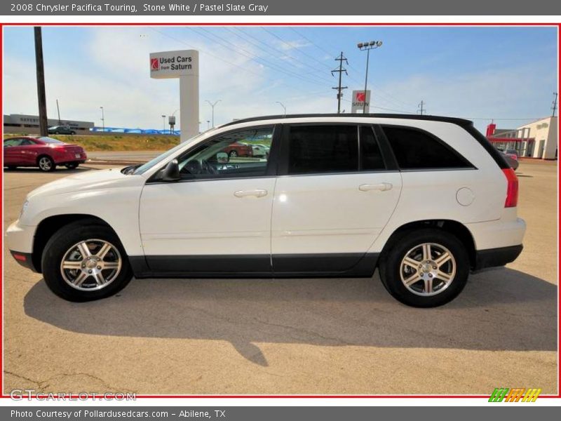 Stone White / Pastel Slate Gray 2008 Chrysler Pacifica Touring