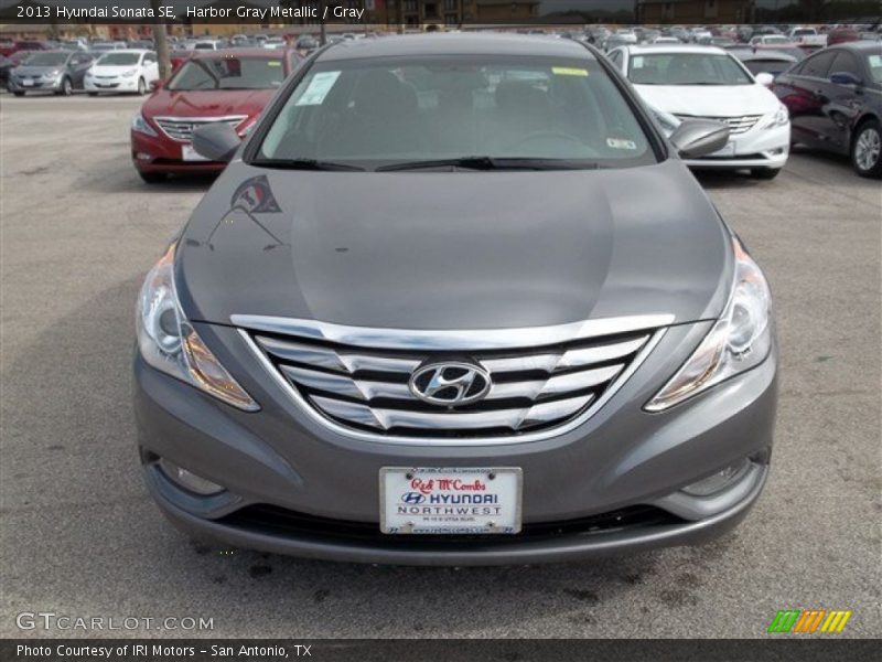 Harbor Gray Metallic / Gray 2013 Hyundai Sonata SE
